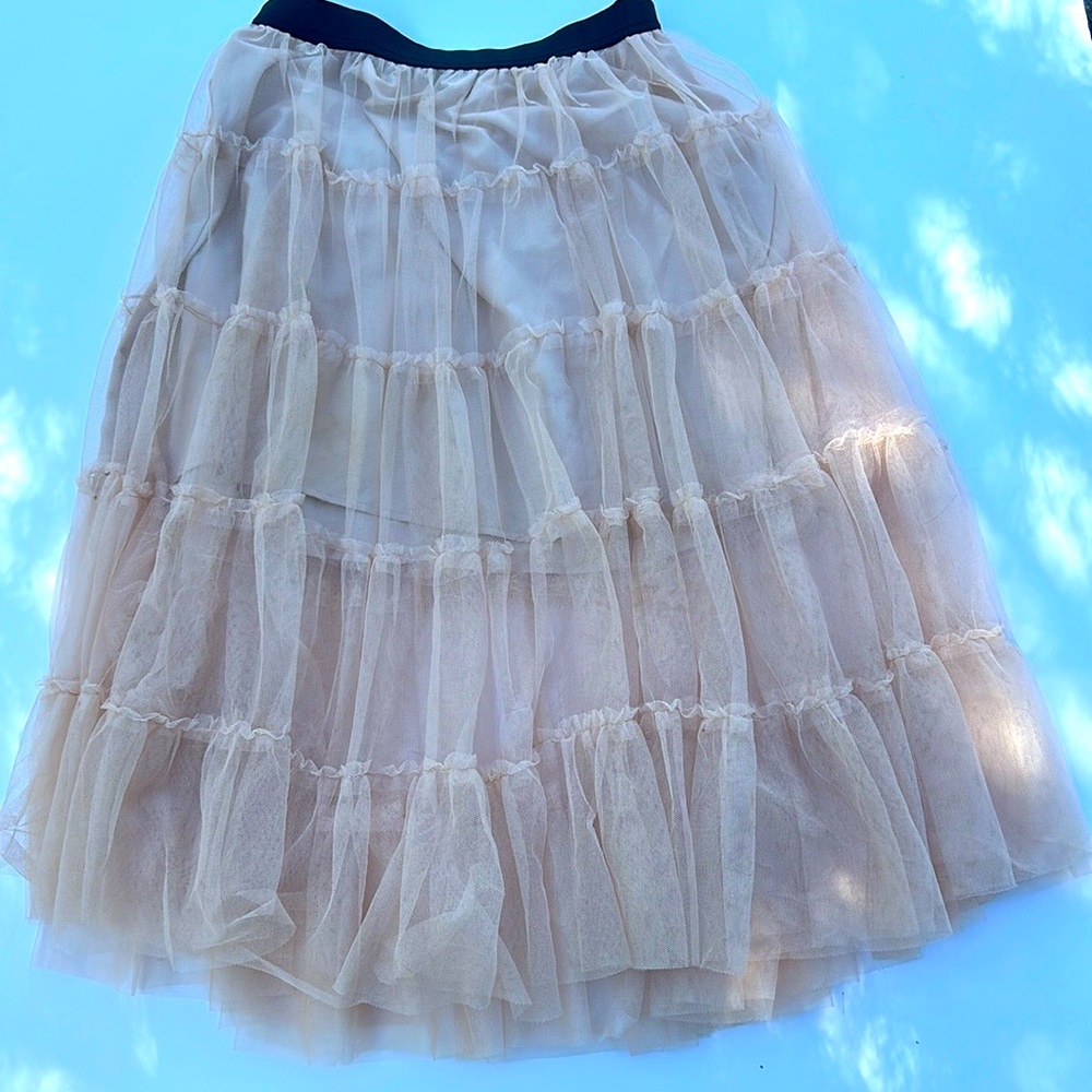 Blush tulle skirt for girls!
